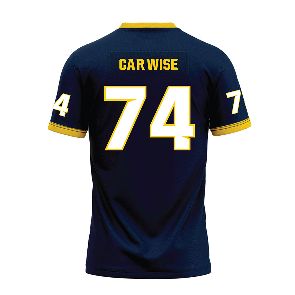 Toledo - NCAA Football : Ahmad Carwise - Blue Premium Football Jersey-1