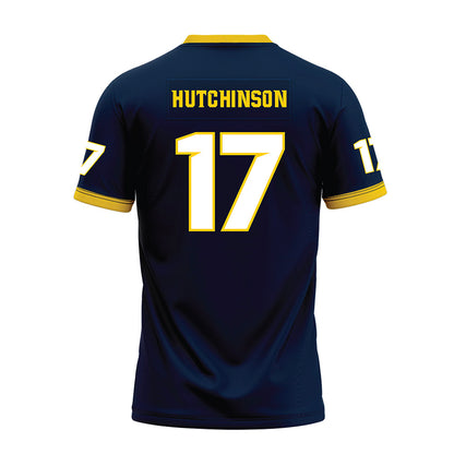 Toledo - NCAA Football : Kaleb Hutchinson - Blue Premium Football Jersey-1