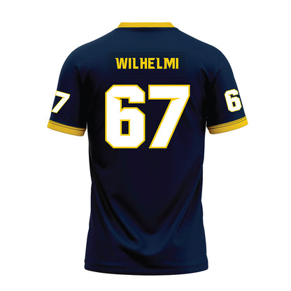 Toledo - NCAA Football : Cade Wilhelmi - Blue Premium Football Jersey-1