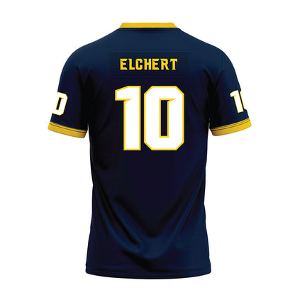 Toledo - NCAA Football : Seth Elchert - Blue Premium Football Jersey-1