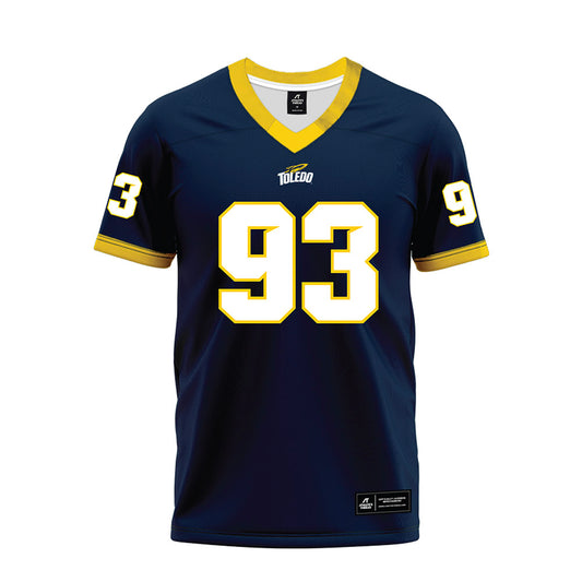 Toledo - NCAA Football : Reice Griffith - Blue Premium Football Jersey-0