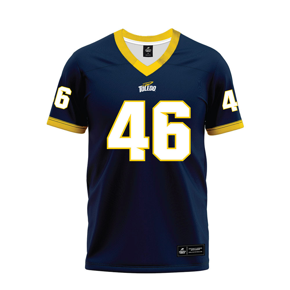 Toledo - NCAA Football : Hunter Probst - Blue Premium Football Jersey-0