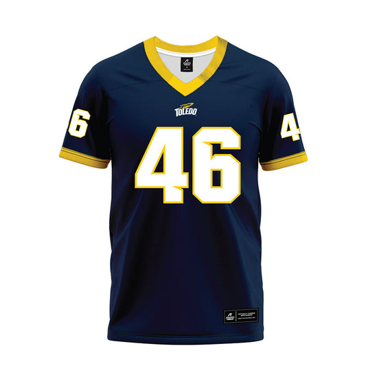 Toledo - NCAA Football : Hunter Probst - Blue Premium Football Jersey-0