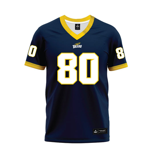 Toledo - NCAA Football : Peyton Strickland - Blue Premium Football Jersey-0