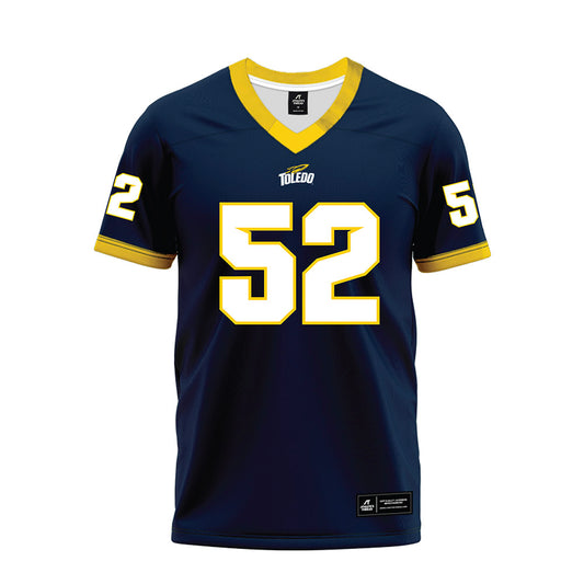 Toledo - NCAA Football : Lucas Lambert-Pipkin - Blue Premium Football Jersey-0