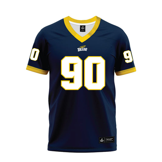 Toledo - NCAA Football : Zach Johnson - Blue Premium Football Jersey-0