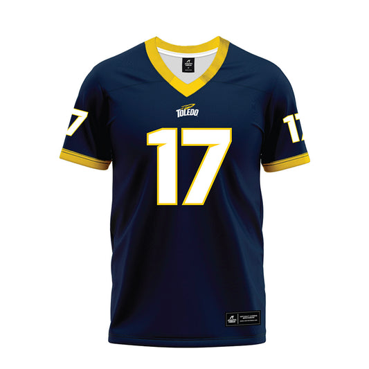 Toledo - NCAA Football : Kaleb Hutchinson - Blue Premium Football Jersey-0