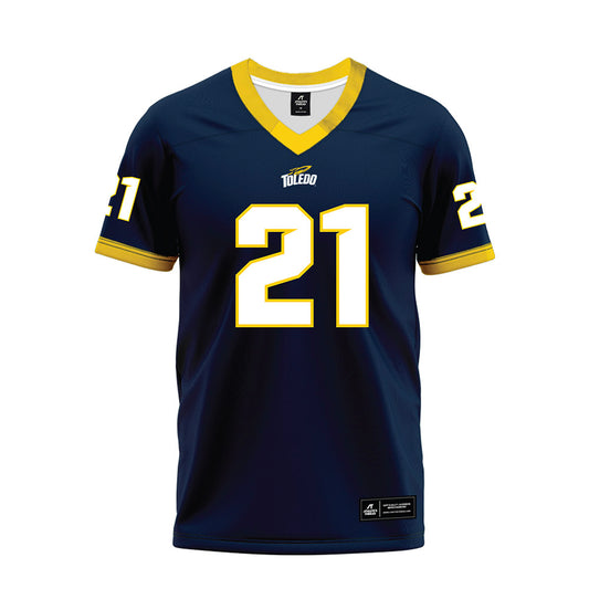Toledo - NCAA Football : Ben Sahakian - Blue Premium Football Jersey-0