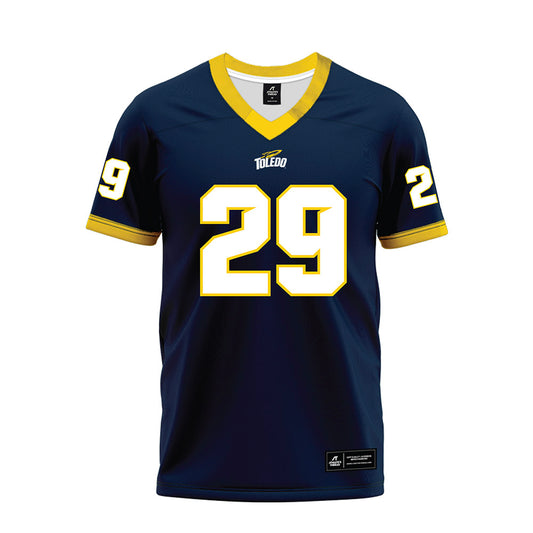 Toledo - NCAA Football : Tanner Rubinstein - Blue Premium Football Jersey-0