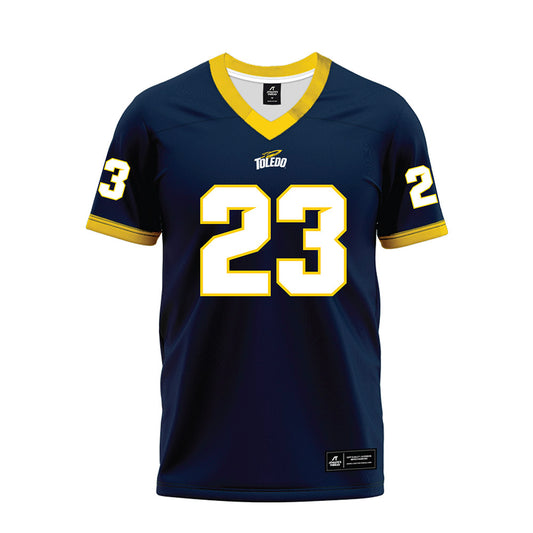 Toledo - NCAA Football : Israel Petite - Blue Premium Football Jersey-0