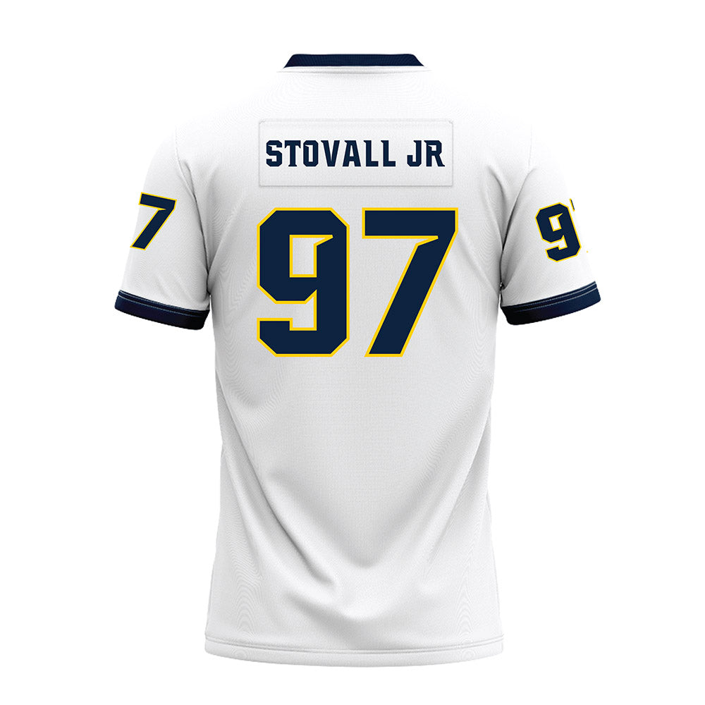 Toledo - NCAA Football : Brian Stovall Jr - White Premium Football Jersey-1