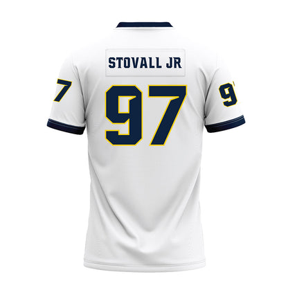 Toledo - NCAA Football : Brian Stovall Jr - White Premium Football Jersey-1