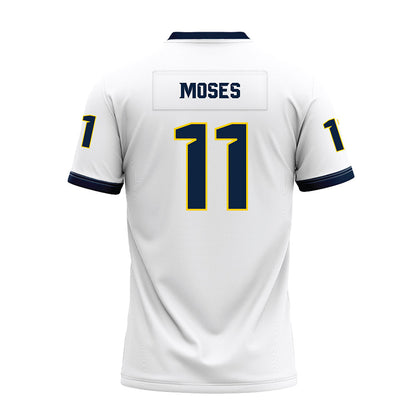 Toledo - NCAA Football : Walter Moses - White Premium Football Jersey-1