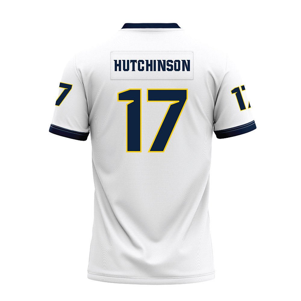 Toledo - NCAA Football : Kaleb Hutchinson - White Premium Football Jersey-1