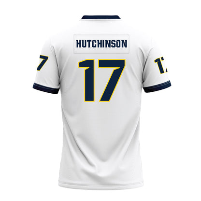 Toledo - NCAA Football : Kaleb Hutchinson - White Premium Football Jersey-1