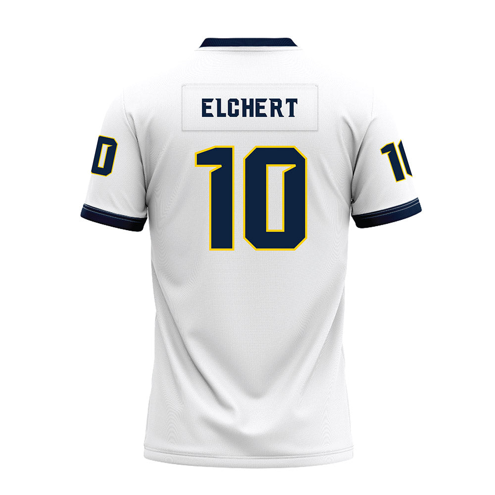 Toledo - NCAA Football : Seth Elchert - White Premium Football Jersey-1