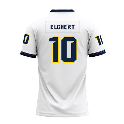 Toledo - NCAA Football : Seth Elchert - White Premium Football Jersey-1