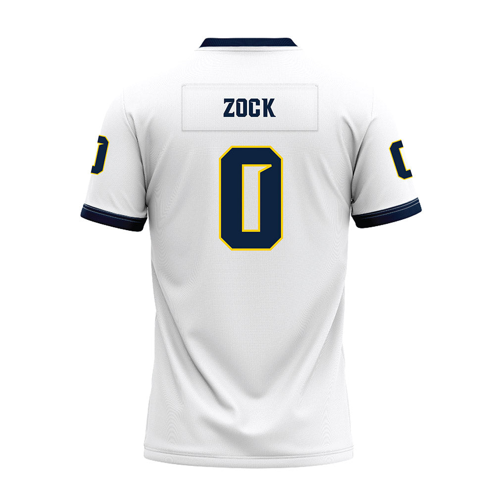Toledo - NCAA Football : Andrew Zock - White Premium Football Jersey-1