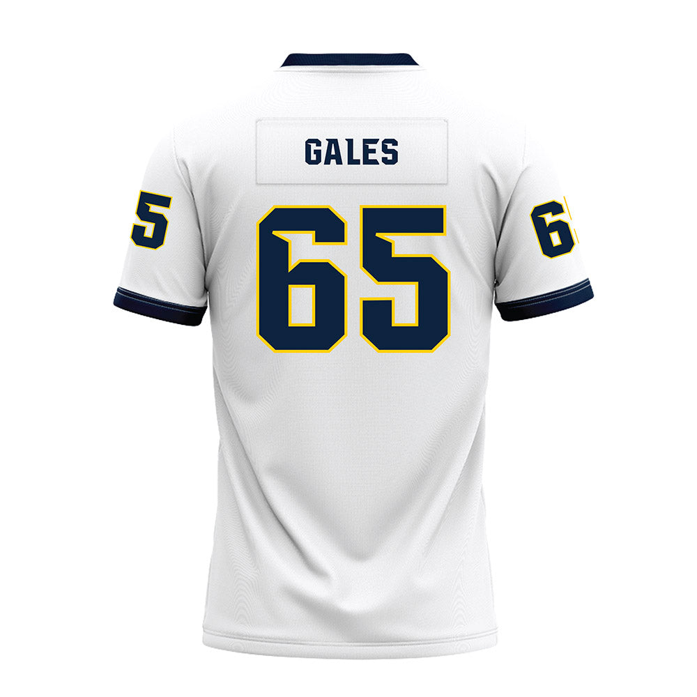 Toledo - NCAA Football : Stephen Gales - White Premium Football Jersey-1
