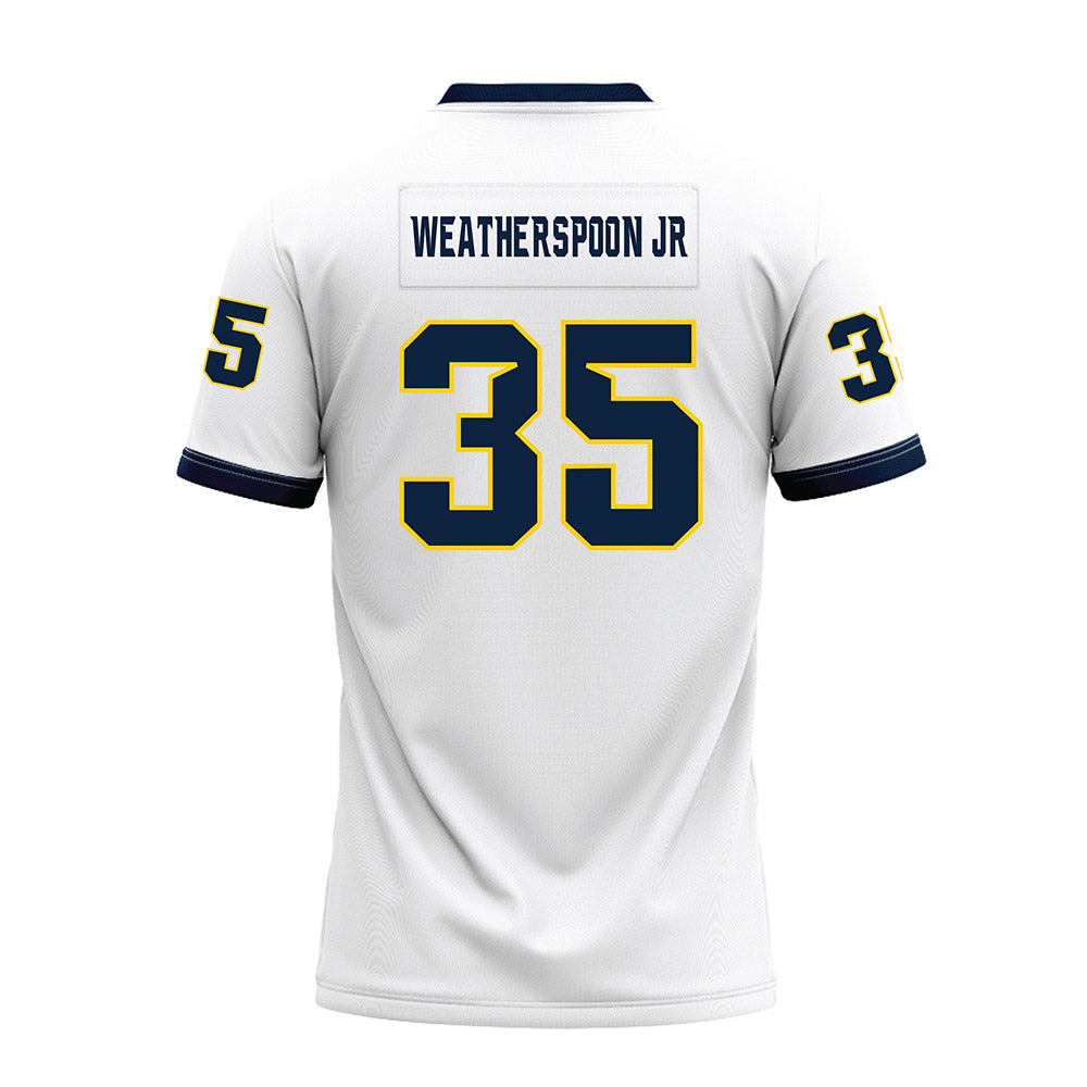 Toledo - NCAA Football : Bryant Weatherspoon jr - White Premium Football Jersey-1