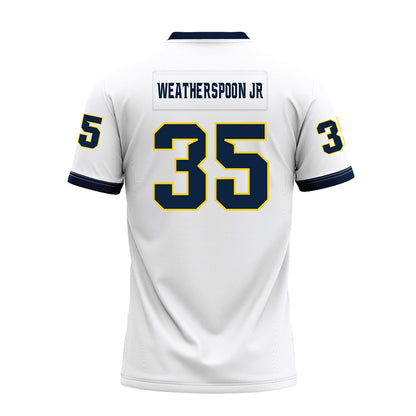Toledo - NCAA Football : Bryant Weatherspoon jr - White Premium Football Jersey-1