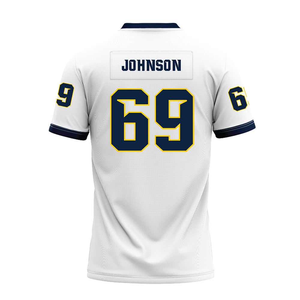 Toledo - NCAA Football : Dominic Johnson - White Premium Football Jersey-1