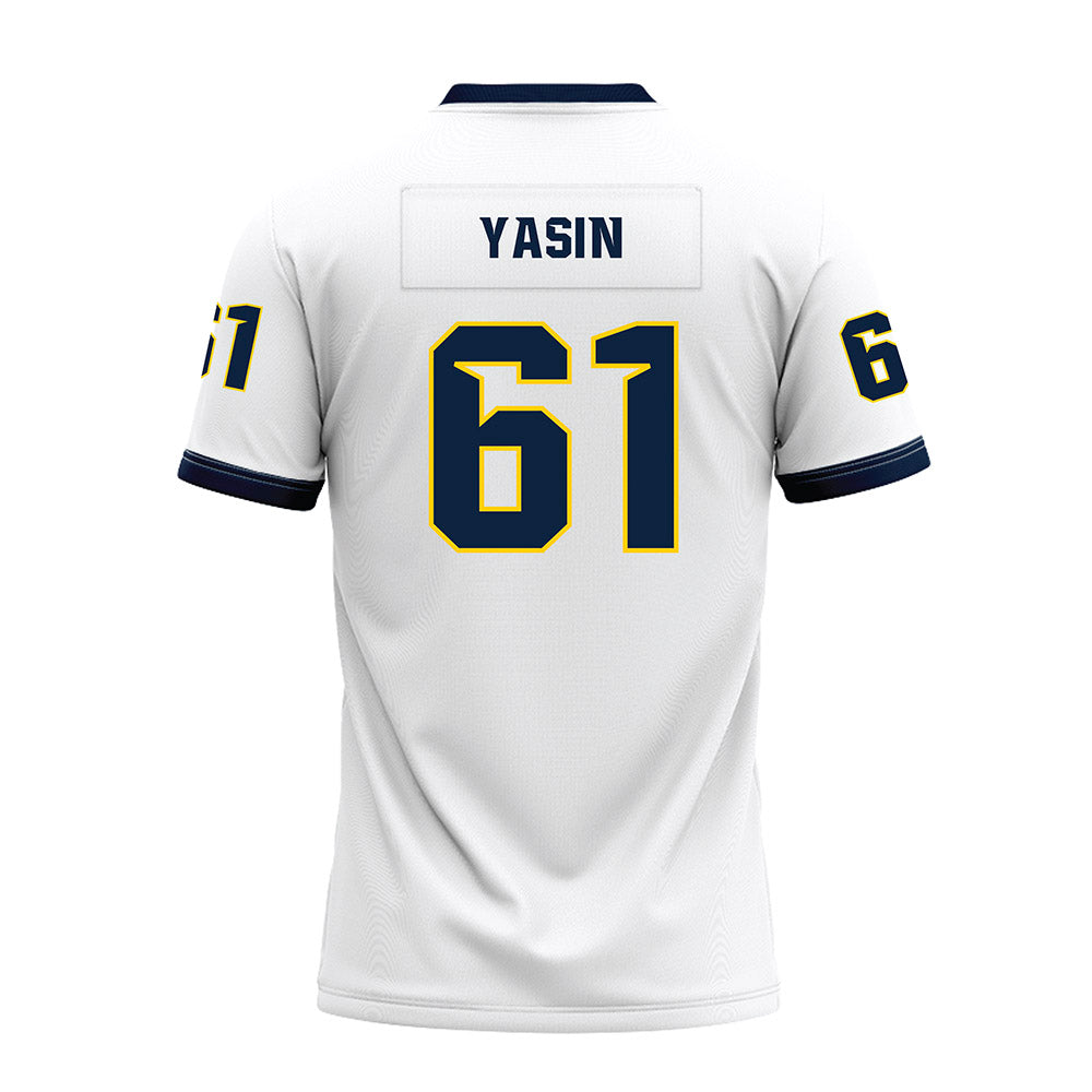 Toledo - NCAA Football : Ameer Yasin - White Premium Football Jersey-1