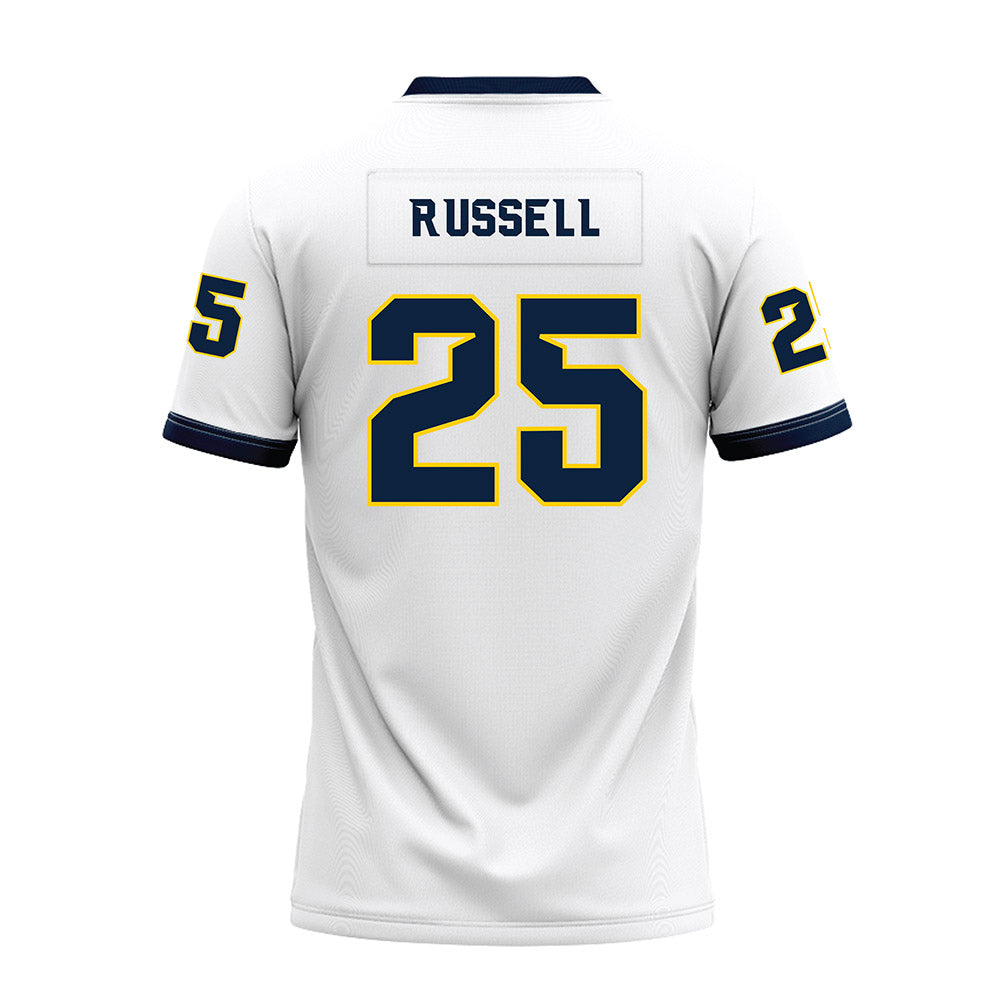 Toledo - NCAA Football : Tyrell Russell - White Premium Football Jersey-1