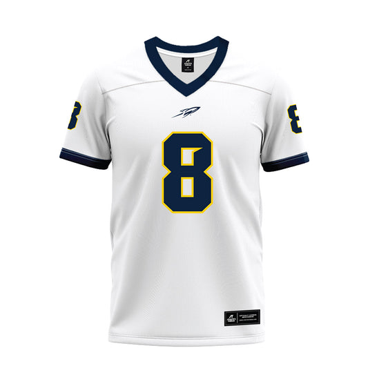Toledo - NCAA Football : KJ Thomas - White Premium Football Jersey-0