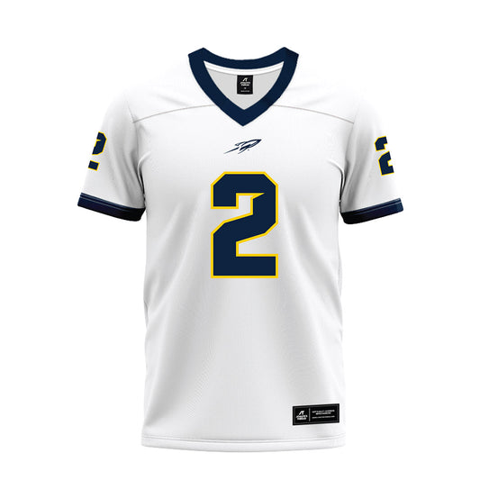 Toledo - NCAA Football : Trenton Jones - White Premium Football Jersey-0