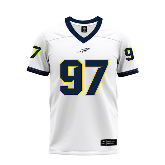 Toledo - NCAA Football : Brian Stovall Jr - White Premium Football Jersey-0
