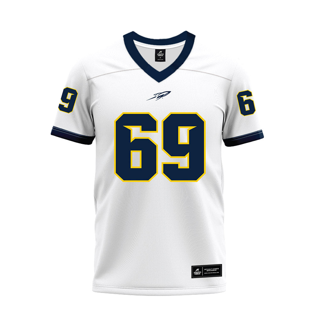 Toledo - NCAA Football : Dominic Johnson - White Premium Football Jersey-0