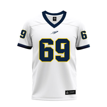 Toledo - NCAA Football : Dominic Johnson - White Premium Football Jersey-0