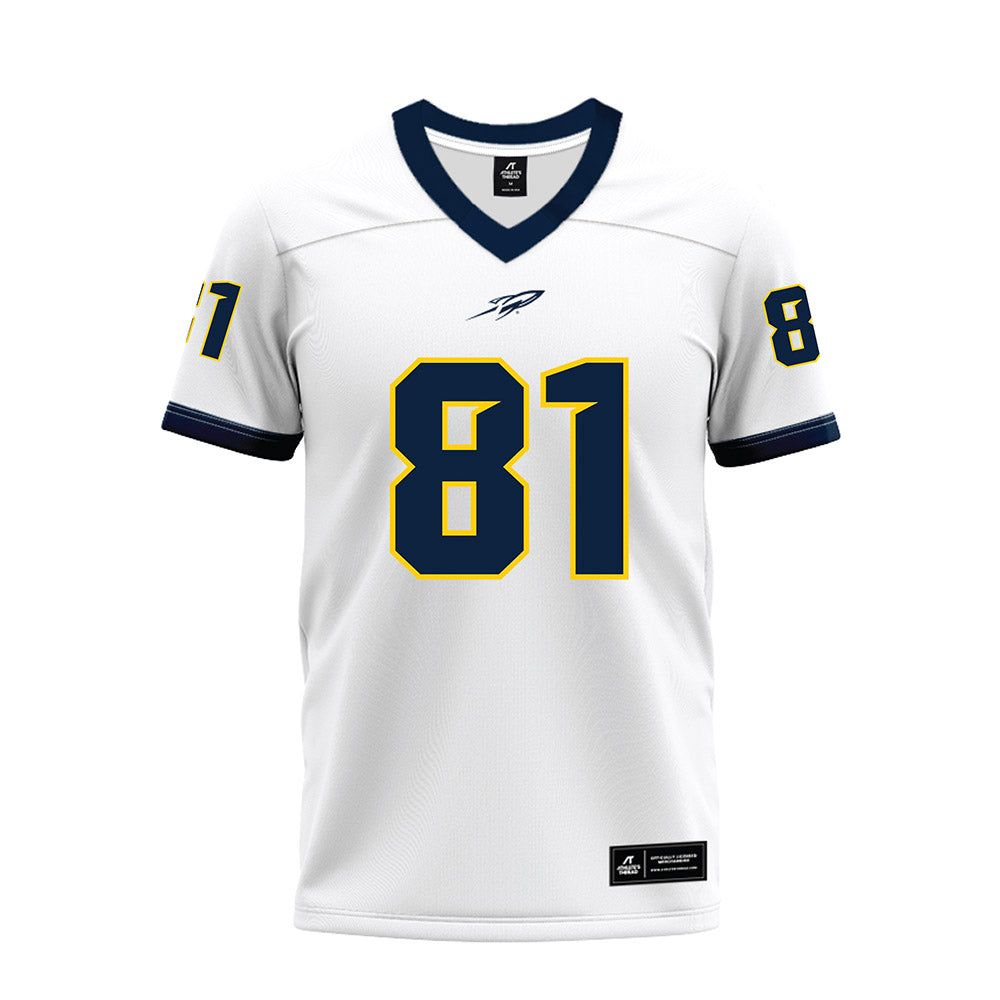 Toledo - NCAA Football : Ethan Malafa - White Premium Football Jersey-0