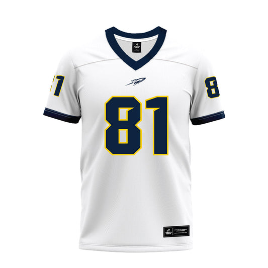 Toledo - NCAA Football : Ethan Malafa - White Premium Football Jersey-0