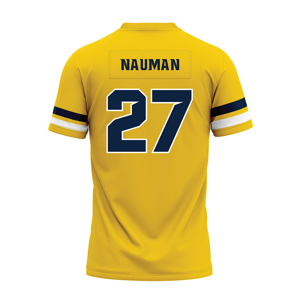 Toledo - NCAA Football : Dane Nauman - Gold Premium Football Jersey-1