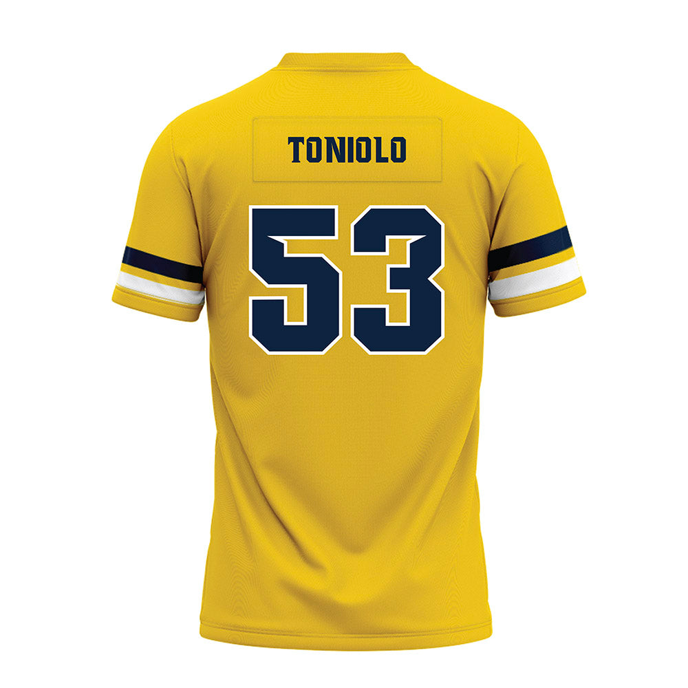 Toledo - NCAA Football : Samuel Toniolo - Gold Premium Football Jersey-1