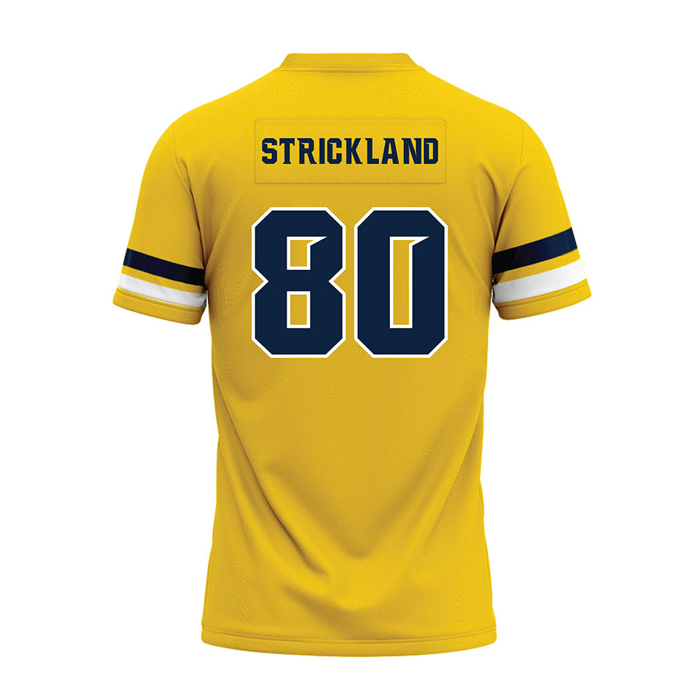Toledo - NCAA Football : Peyton Strickland - Gold Premium Football Jersey-1