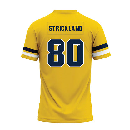 Toledo - NCAA Football : Peyton Strickland - Gold Premium Football Jersey-1