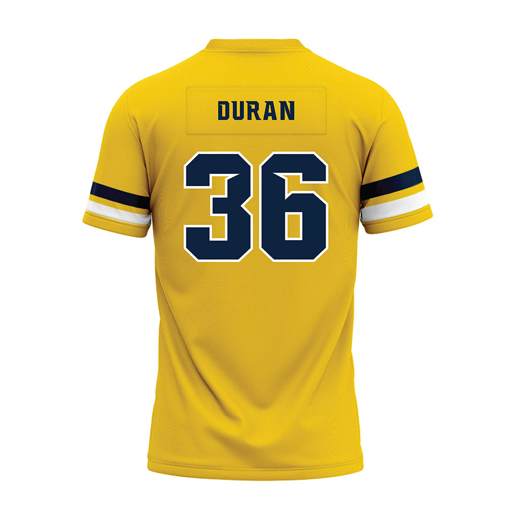 Toledo - NCAA Football : Emilio Duran - Gold Premium Football Jersey