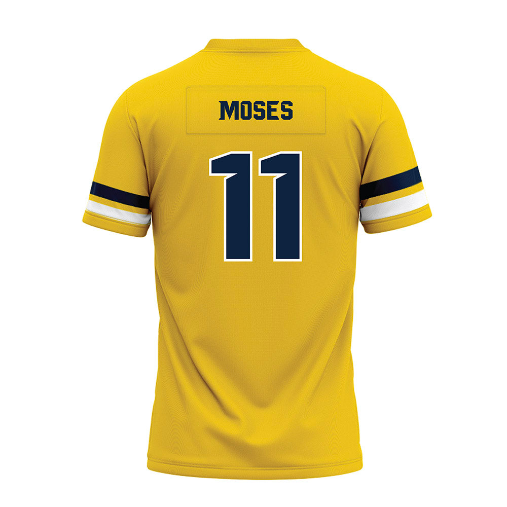 Toledo - NCAA Football : Walter Moses - Gold Premium Football Jersey-1