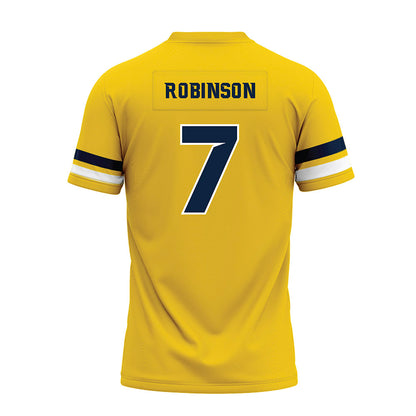 Toledo - NCAA Football : Khamoni Robinson - Gold Premium Football Jersey-1