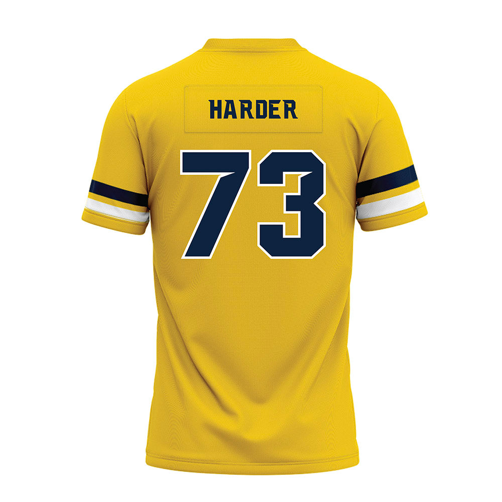 Toledo - NCAA Football : Jonathan Harder - Gold Premium Football Jersey-1