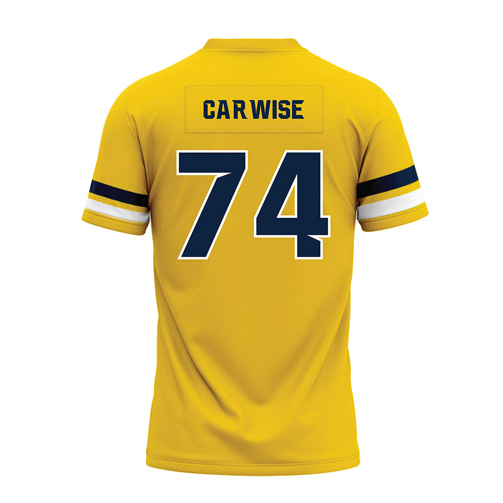 Toledo - NCAA Football : Ahmad Carwise - Gold Premium Football Jersey-1