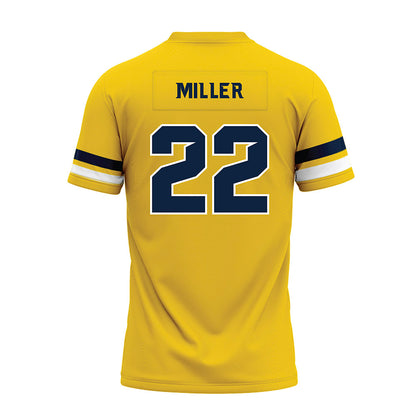 Toledo - NCAA Football : Cj Miller - Gold Premium Football Jersey-1
