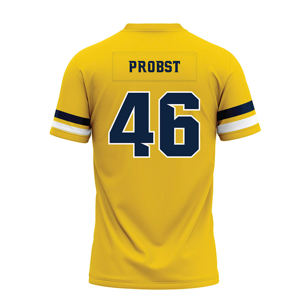 Toledo - NCAA Football : Hunter Probst - Gold Premium Football Jersey-1