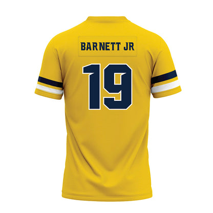 Toledo - NCAA Football : Daryl Barnett Jr - Gold Premium Football Jersey-1