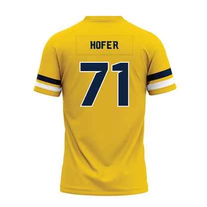 Toledo - NCAA Football : Matt Hofer - Gold Premium Football Jersey