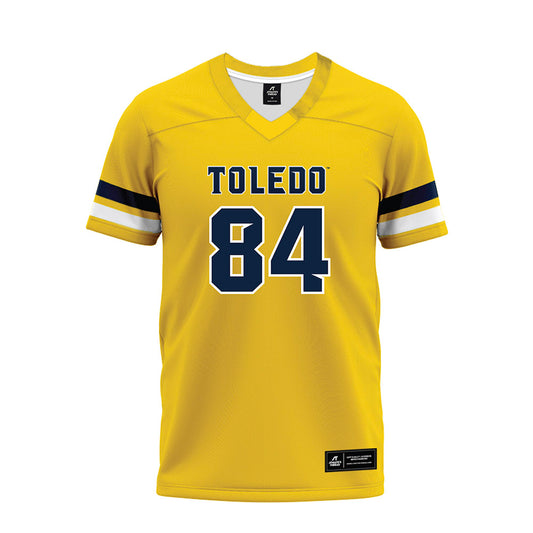 Toledo - NCAA Football : Thomas Zsiros - Gold Premium Football Jersey-0