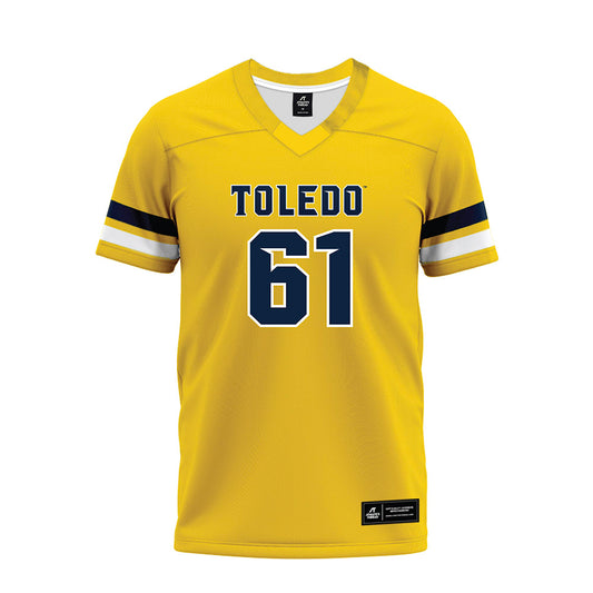 Toledo - NCAA Football : Ameer Yasin - Gold Premium Football Jersey-0